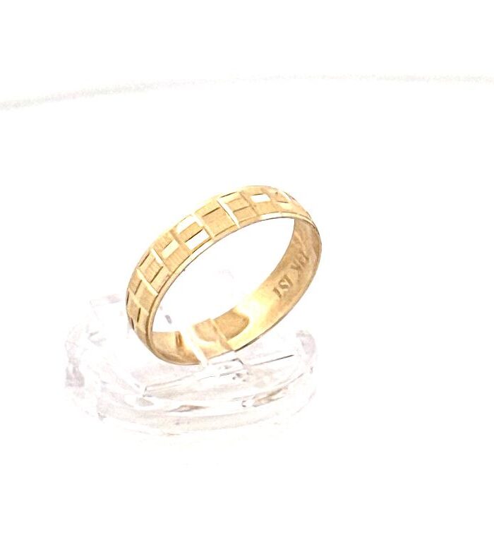 Anillos Compromiso 14K A Size 10.5 Weight 1.5g