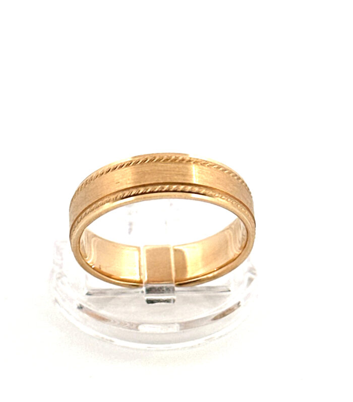 Anillos Compromiso 14K A Size 9.5g Weight 5.9g