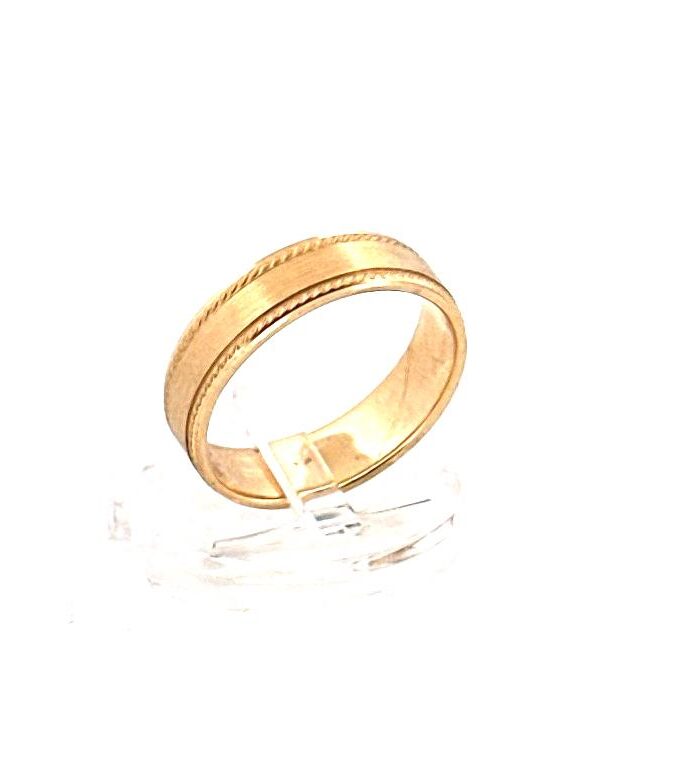 Anillos Compromiso 14K A Size 9.5'' Weight 5.8G