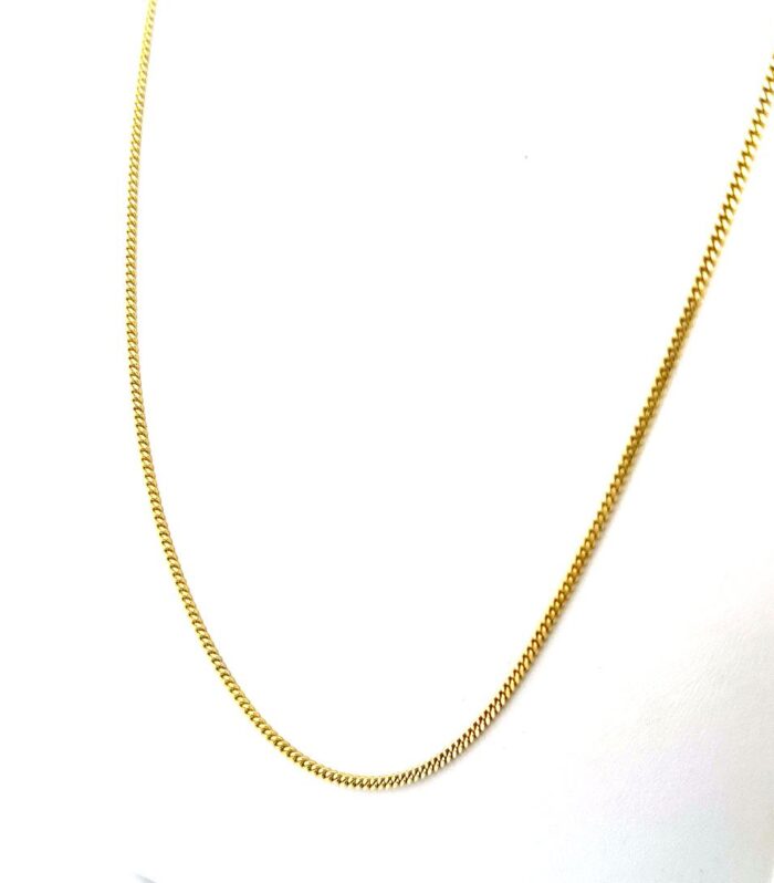 Cadena Cuban Link 10K A Size 18'' 2MM Weight 4.5G