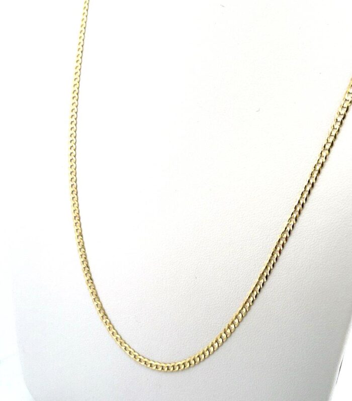 Cadena Cuban Link 10K A Size 20'' 4MM Weight 8.7G