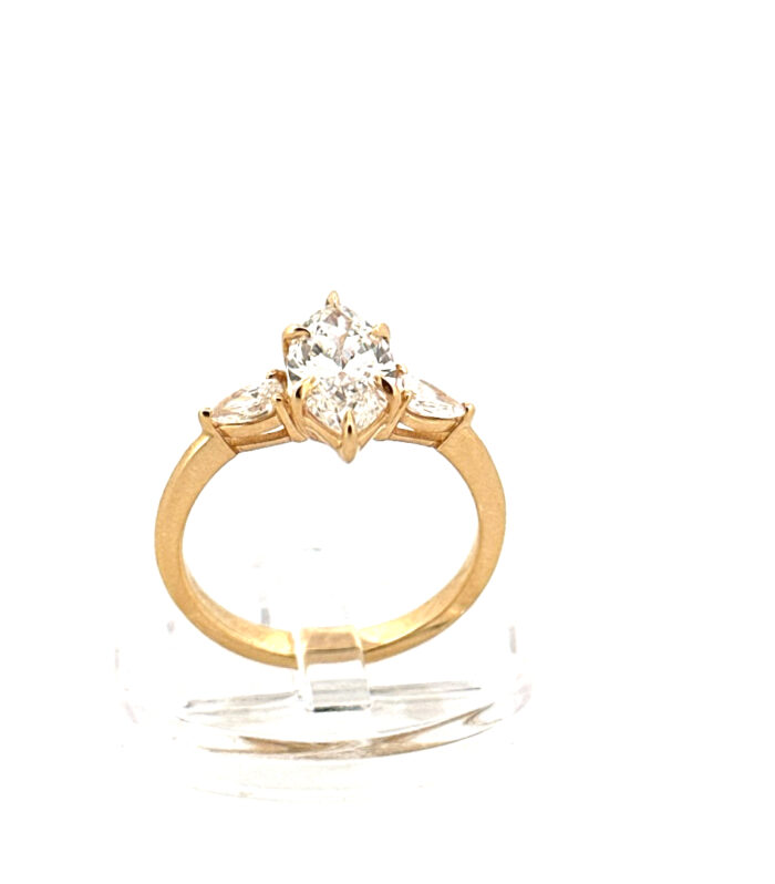 Anillos Compromiso 14K A CVD 1.51 Size 8