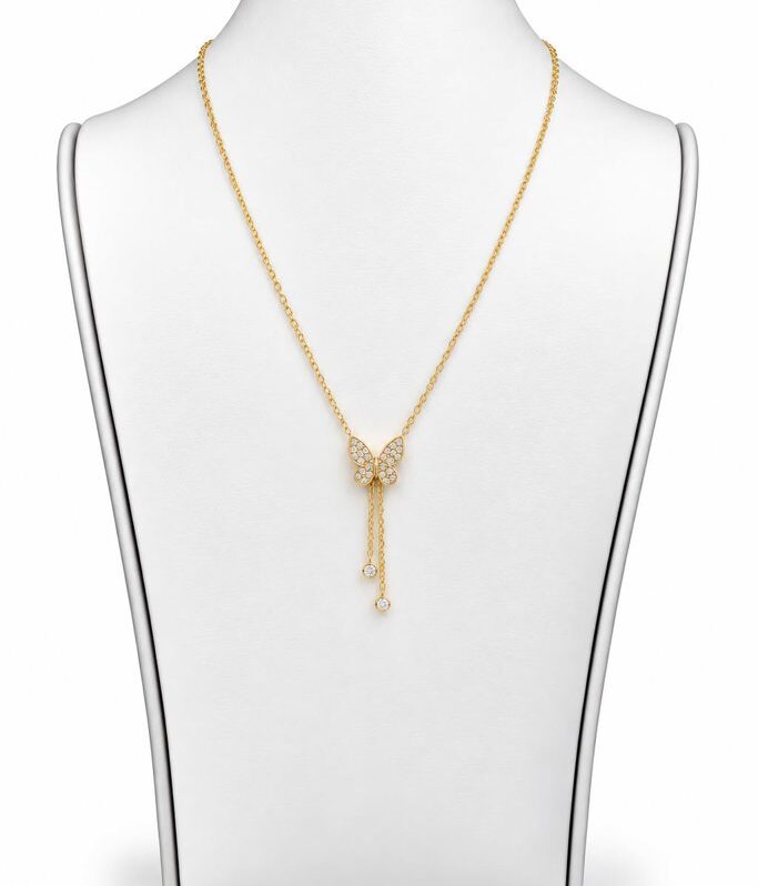 Cadena Diamantes 14K A Diamantes 0.25ct Size 18''