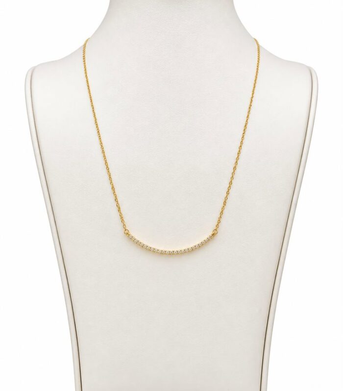 Cadena Diamantes 14K Diamante 0.30CT 2.4g