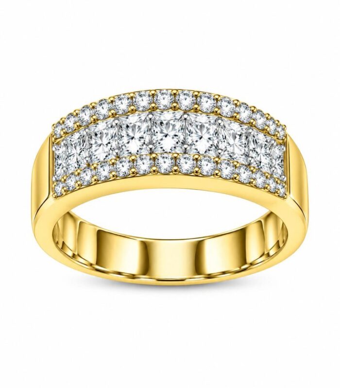 Anillos Compromiso 14K A Diamante 1.07CT Size 11 Weight 5.3g